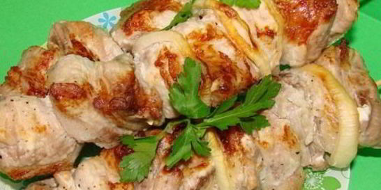 Шашлык на кефире