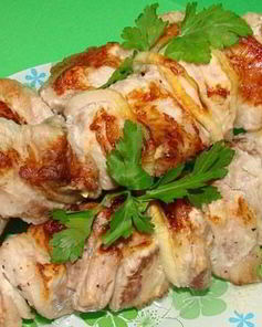 Шашлык на кефире