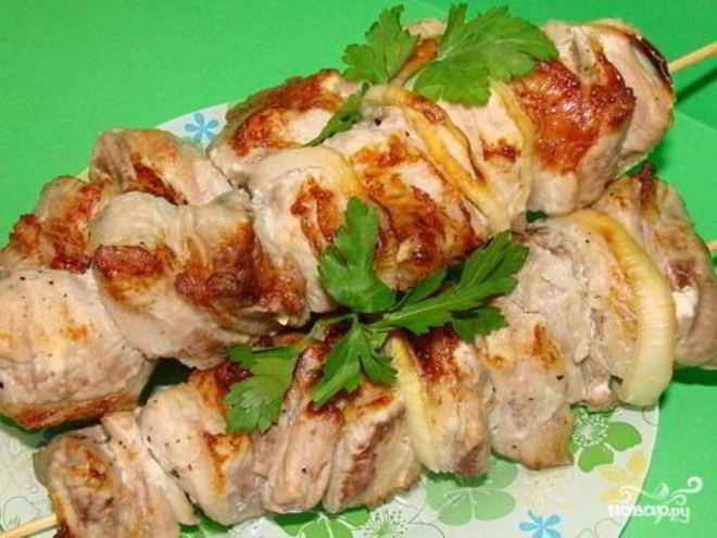 Рецепт шашлыка на кефире