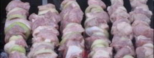 шашлык на кефире. Шаг 7