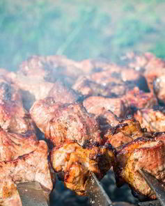 Шашлык по-горски из свинины