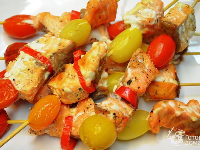 Рецепт шашлыка рыбного