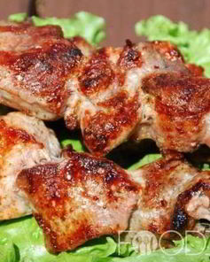 Шашлык с киви