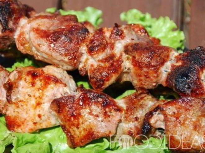 Рецепт шашлыка с киви