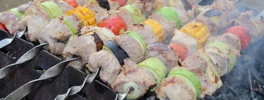 шашлык с овощами в горчичном маринаде. Шаг 4