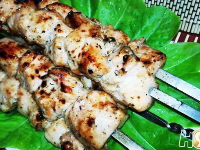 Рецепт шашлыка в апельсиново-абрикосовой глазури