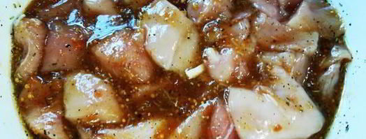 шашлык в апельсиново-абрикосовой глазури. Шаг 3