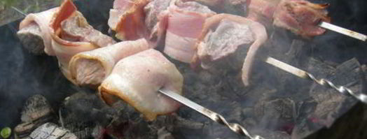 шашлык в беконе. Шаг 3