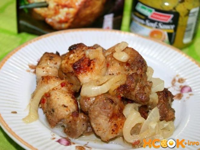 Рецепт шашлыка в духовке из свинины в рукаве