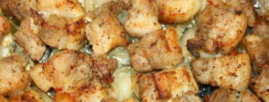 шашлык в духовке из свинины в рукаве. Шаг 5