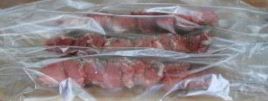 шашлык в духовке в рукаве. Шаг 2