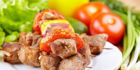 Шашлык в майонезе