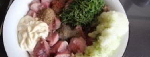 шашлык в майонезе. Шаг 3