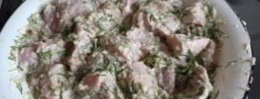 шашлык в майонезе. Шаг 4