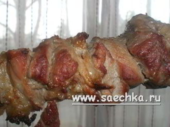 Рецепт шашлыка в пакете