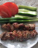 Шашлык в томатном маринаде