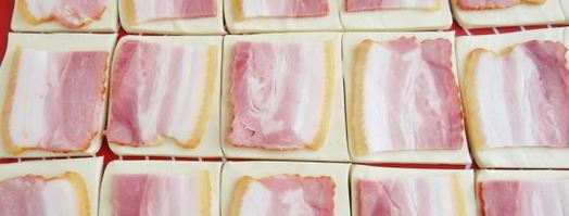 закуска из слоеного теста шашлык. Шаг 6