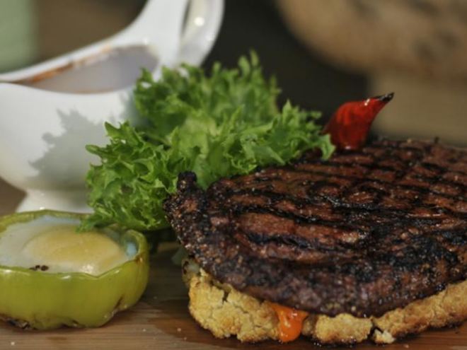 Рецепт двойного стейка