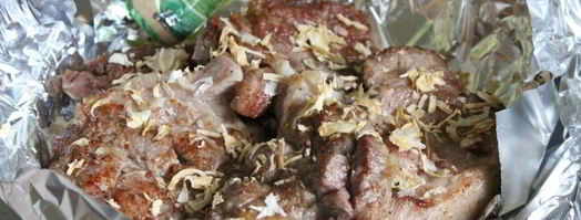 сочные свиные стейки. Шаг 3