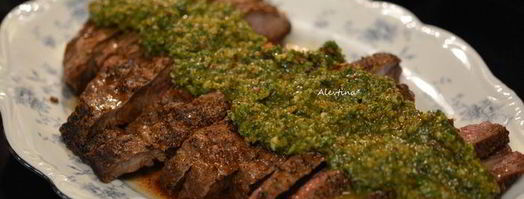 стейк говяжий с соусом чимичурри. Шаг 6