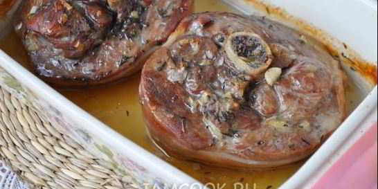 Стейк из индейки в духовке