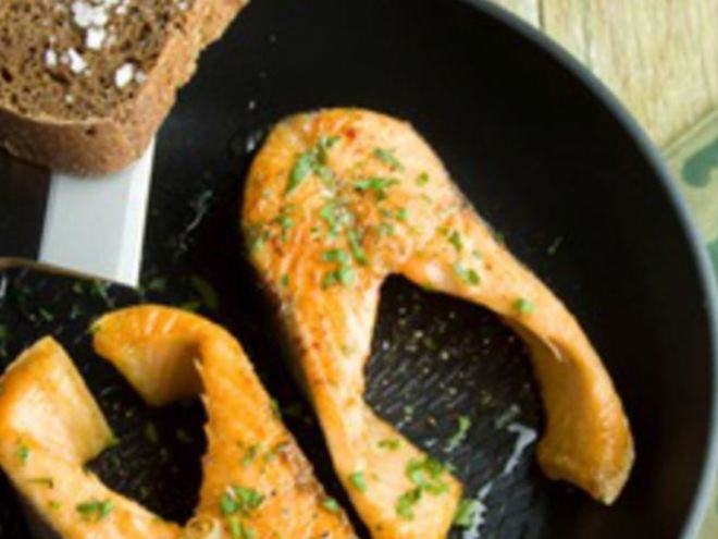 Рецепт стейка из лосося с пряностями