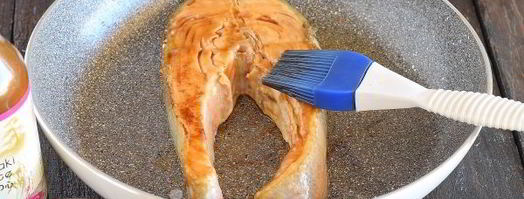 стейк из семги на сковороде. Шаг 6