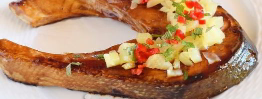 стейк из семги на сковороде. Шаг 10