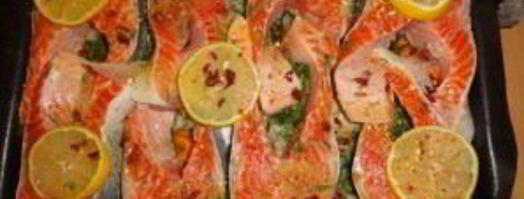 стейк из семги в духовке. Шаг 6