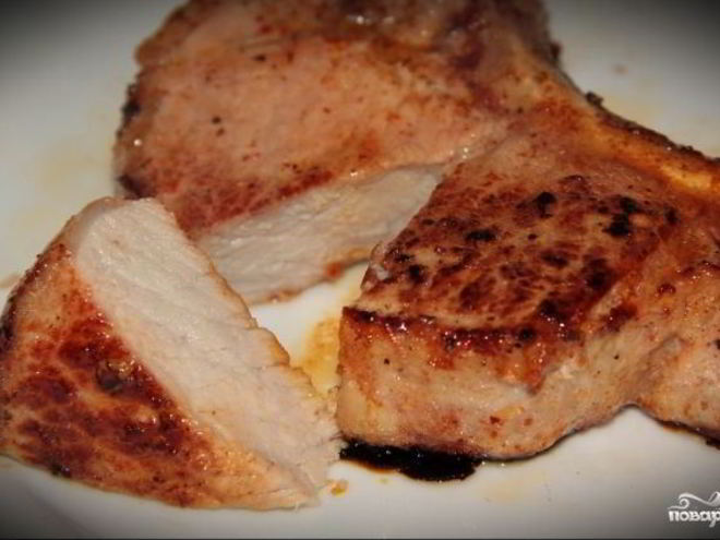 Рецепт стейка из свинины в мультиварке