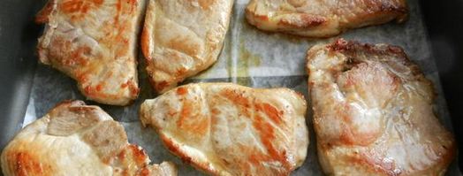 стейк из свиного окорока под сырной шапкой. Шаг 4