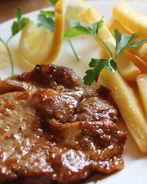 Свиной стейк в апельсиновом маринаде