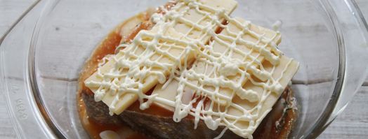 запеченный стейк трески в духовке с сыром. Шаг 3