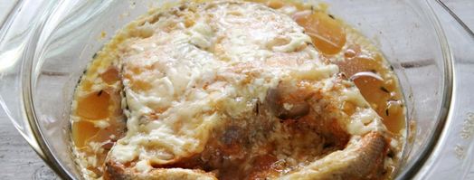 запеченный стейк трески в духовке с сыром. Шаг 4