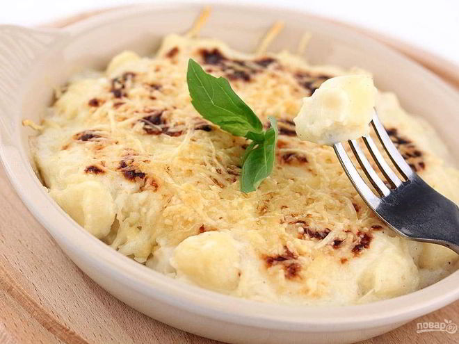 Рецепт сырных ньокков
