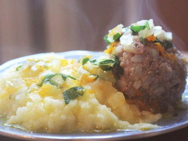 Рецепт фаршированных перепелиными яйцами тефтели