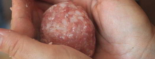 фаршированные перепелиными яйцами тефтели. Шаг 5