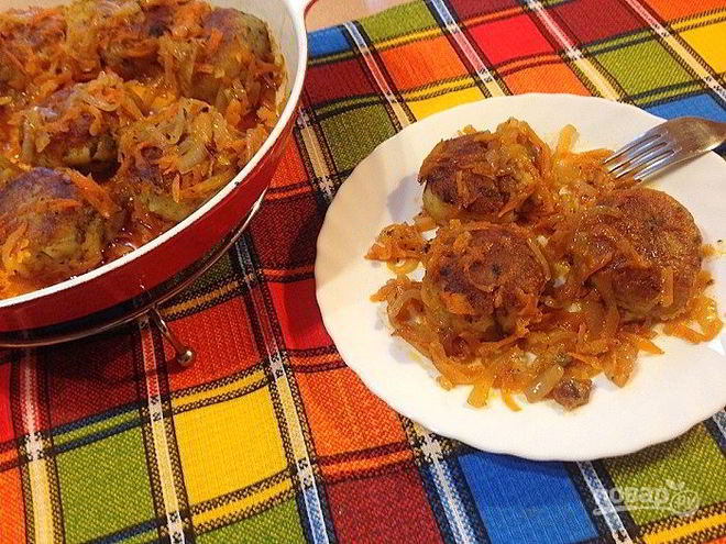 Рецепт картофельных тефтелей с грибами