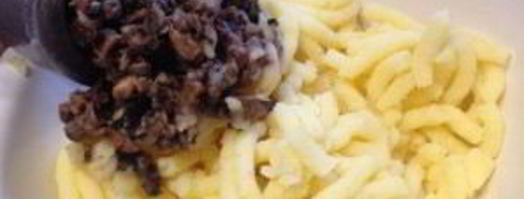 картофельные тефтели с грибами. Шаг 2