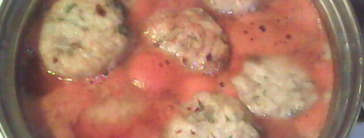 курино-грибные тефтельки в томатном соусе. Шаг 7