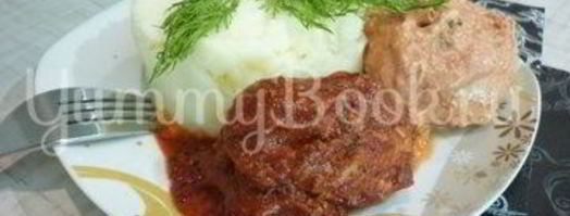 куриные тефтели без риса с двумя соусами. Шаг 12