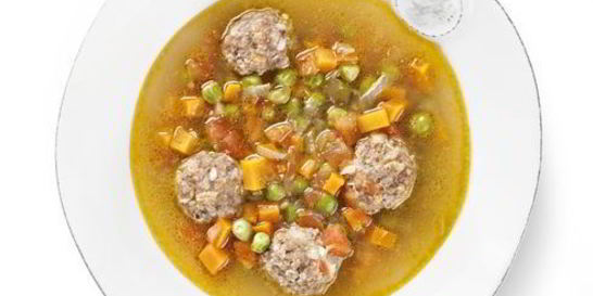 Кюфта-бозбаш с тефтелями