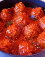 Мясные тефтели с рисом с подливкой