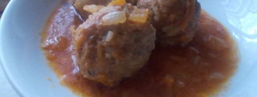 мясные тефтели с рисом, в томатном соусе ностальгия. Шаг 6