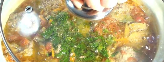 мясные тефтели в овощном соусе. Шаг 11