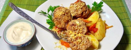 мясные тефтели в овощном соусе. Шаг 12