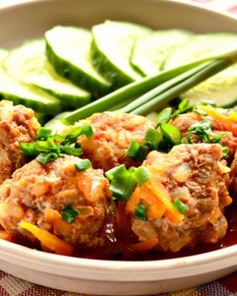 Мясные тефтели в томатной заправке