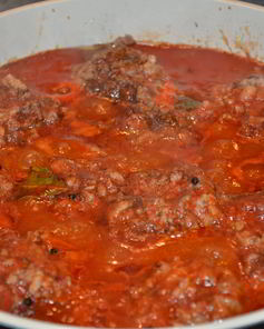 Мясные тефтели в томатном соусе