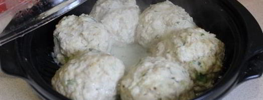 паровые куриные тефтели с овощами и овсяными хлопьями. Шаг 5