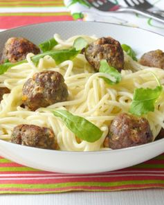 Паста с тефтелями